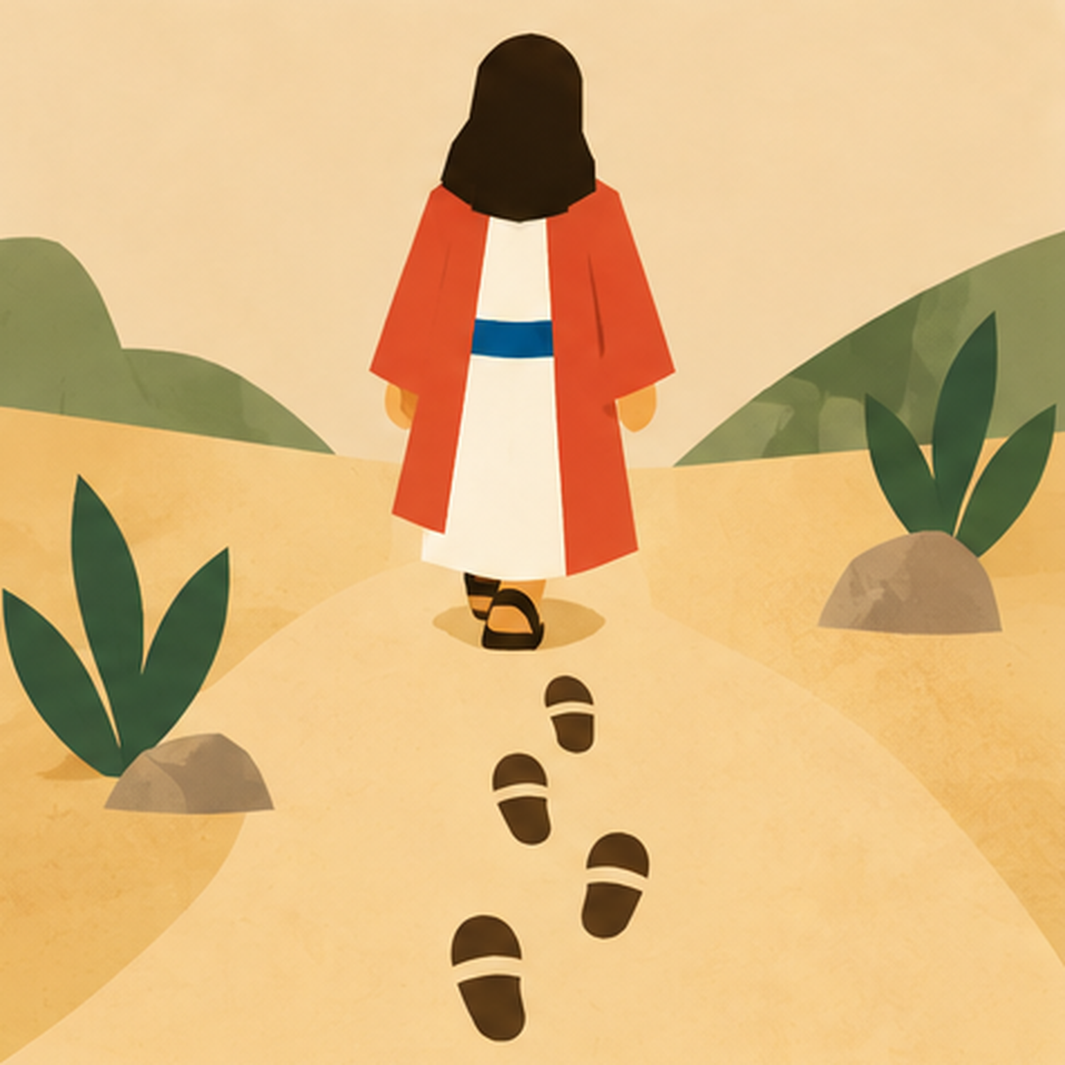 Jesus Calls the Fishermen Encountering Jesus story block artwork side 6