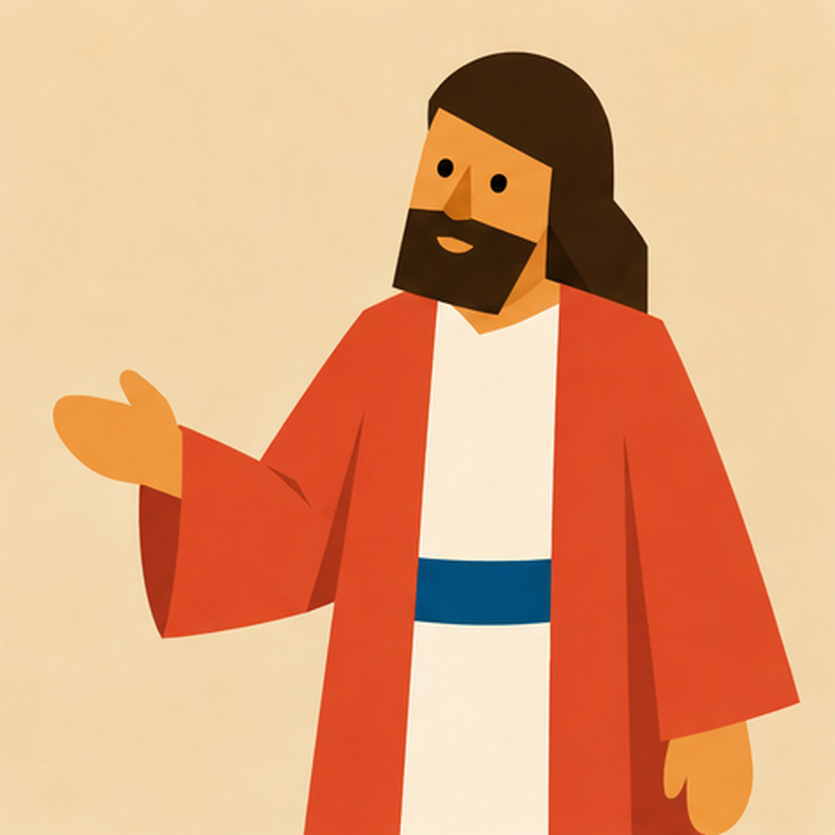 Lazarus Encountering Jesus story block artwork side 3