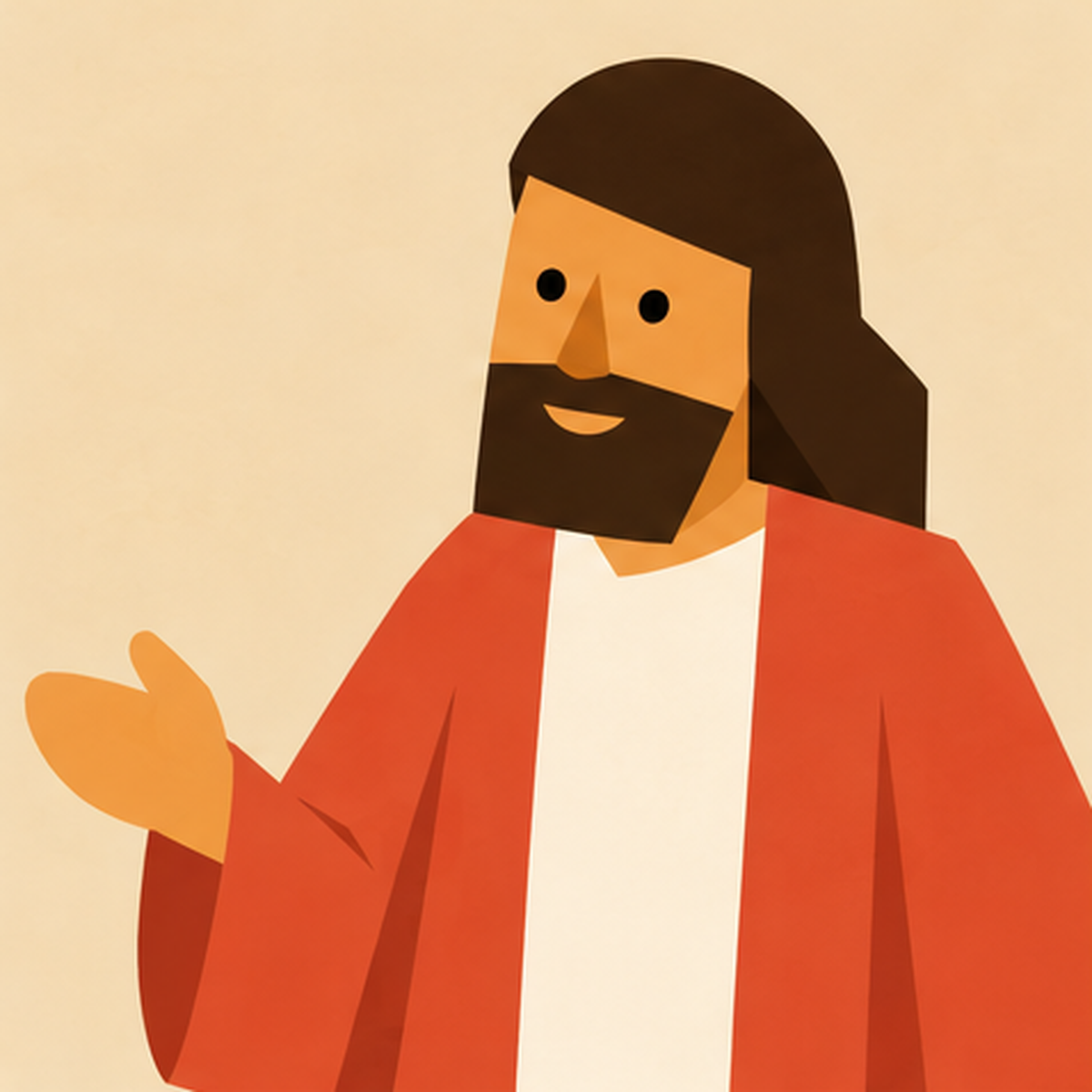 Mary & Martha Encountering Jesus story block artwork side 5