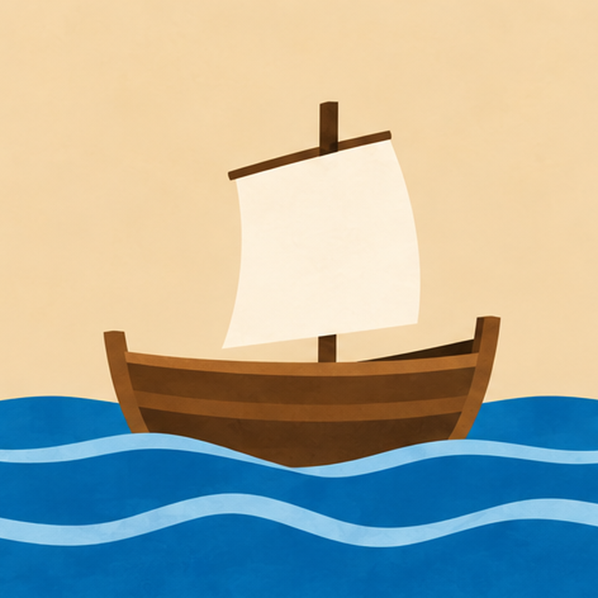 Jesus Calms the Storm Encountering Jesus story block artwork side 1