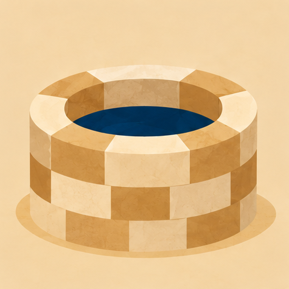 The Woman at the Well Encountering Jesus story block artwork side 1