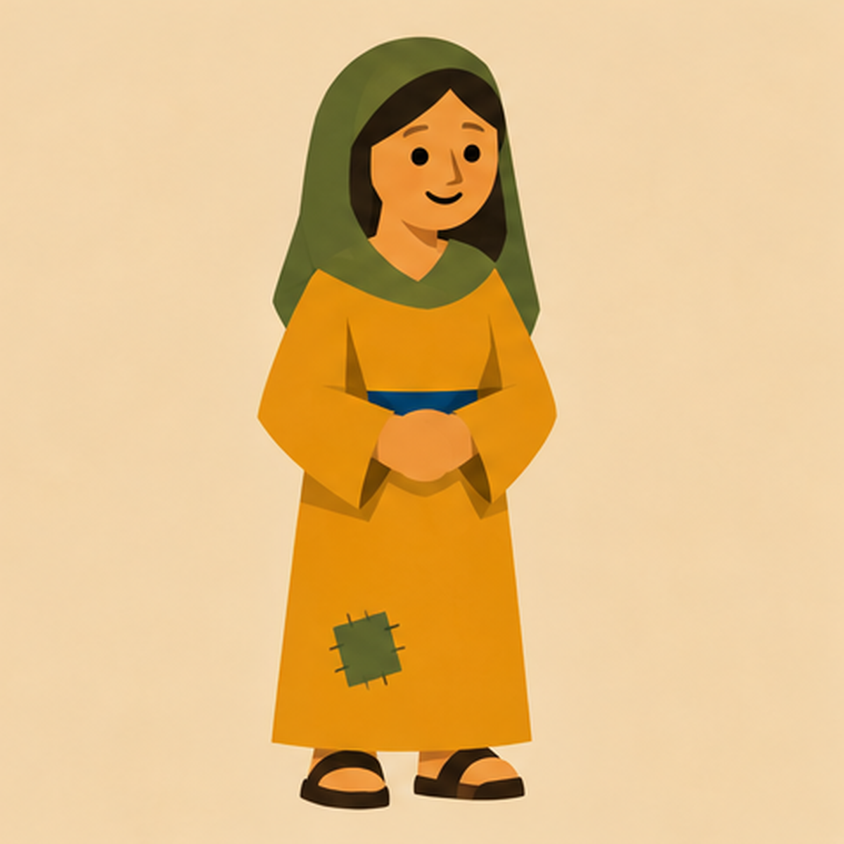 The Woman Who Touched Jesus Encountering Jesus story block artwork side 4