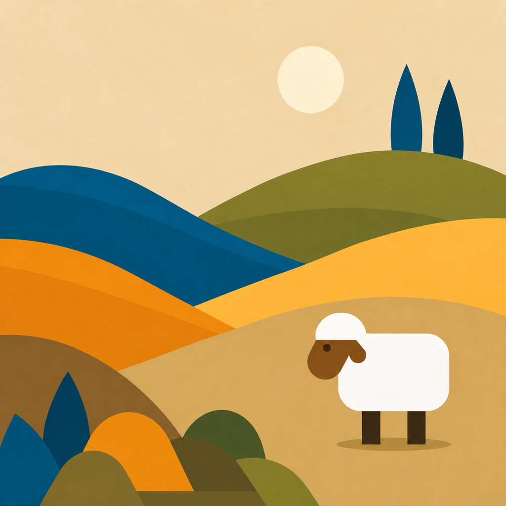 The Lost Sheep Lost & Found story block artwork side 2