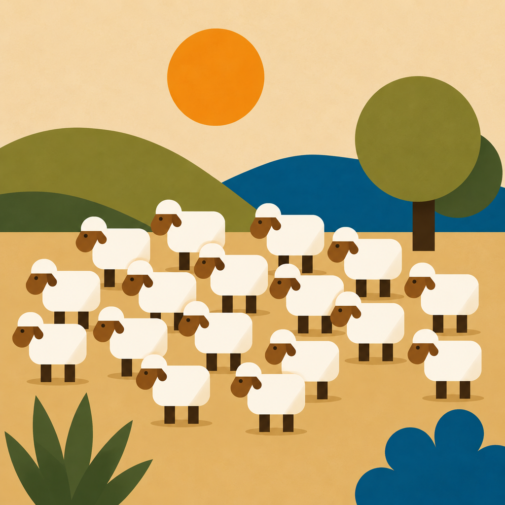 The Lost Sheep Lost & Found story block artwork side 3