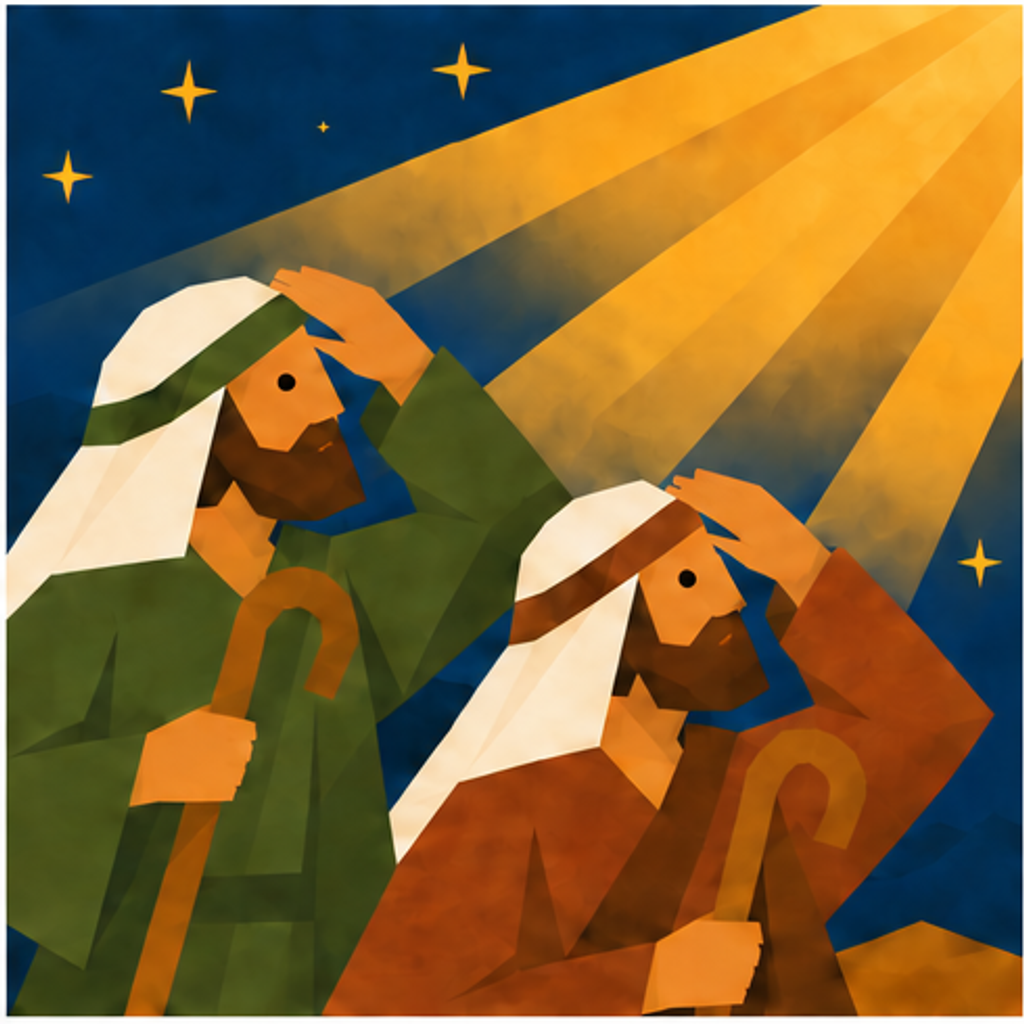 Angel Nativity story block artwork side 3