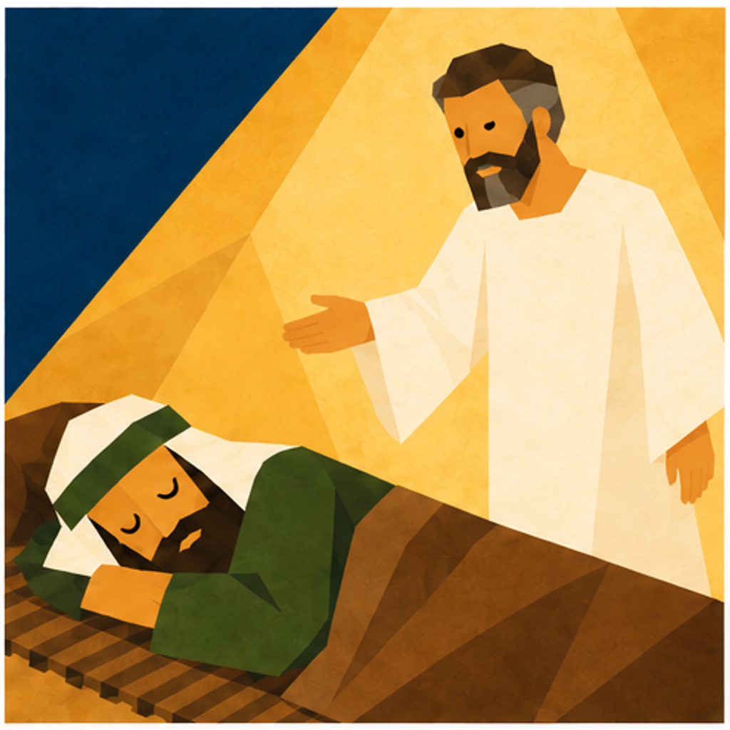 Flight into Egypt Nativity story block artwork side 2