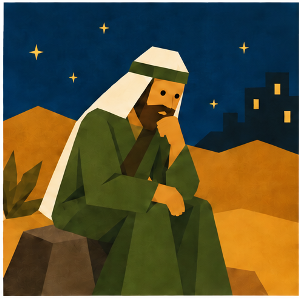 Joseph Nativity story block artwork side 3