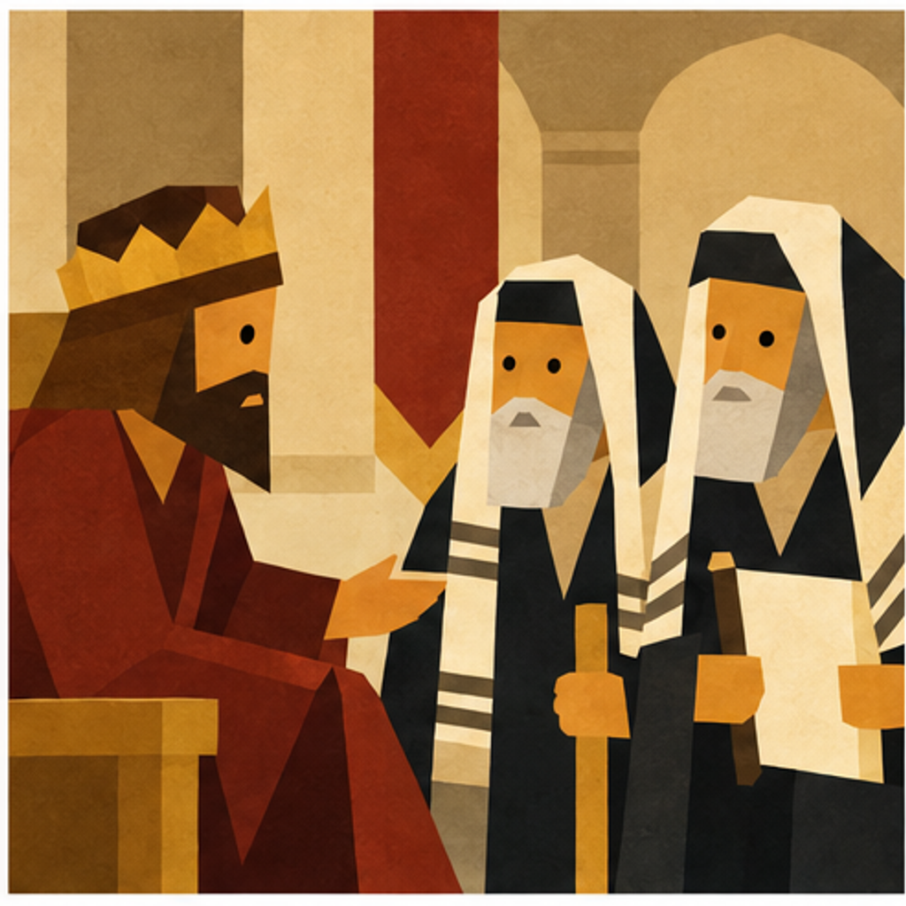 Magi & Herod - Part 1 Nativity story block artwork side 3
