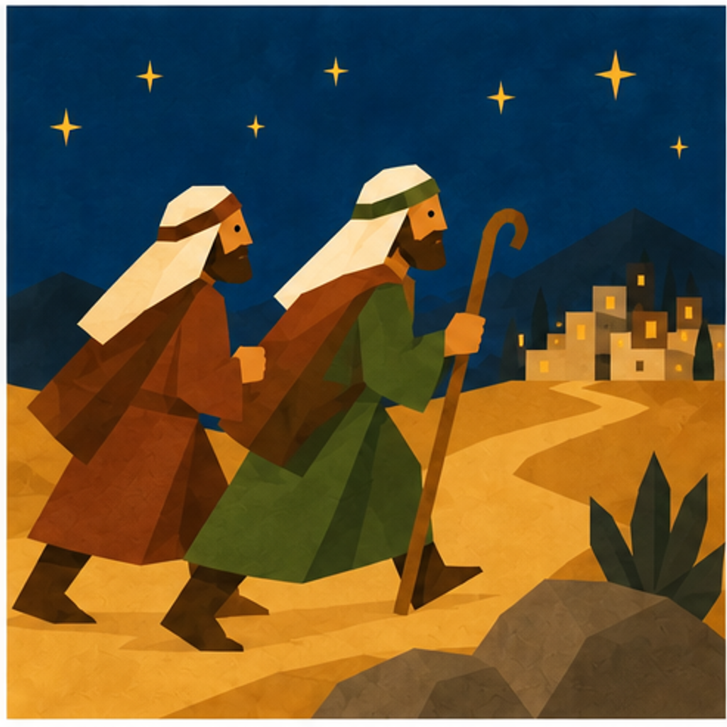 Shepherds Nativity story block artwork side 2